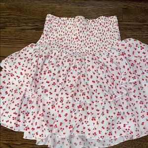 Flower mini skirt